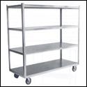 Shelf Rack With Removable Flat Shelves