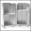 Dual (Twin) Clam Shell Type 3 Sides Enclosed Carts